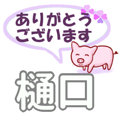 [LINEスタンプ] 樋口「ひぐち」さん専用。日常会話