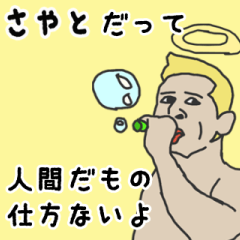 [LINEスタンプ] 天使な「さやと」専用スタンプ