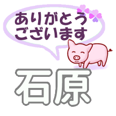 [LINEスタンプ] 石原「いしはら」さん専用。日常会話