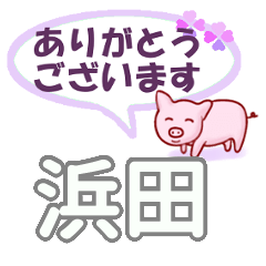 [LINEスタンプ] 浜田「はまだ」さん専用。日常会話