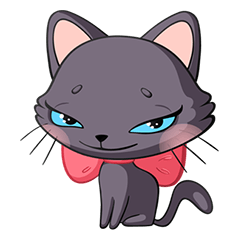 [LINEスタンプ] Lucy lady-cat