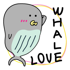 [LINEスタンプ] Goofy Whales