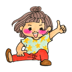 [LINEスタンプ] しもぶくれちゃん 3 [英語版]