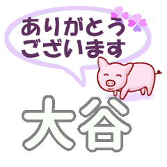 [LINEスタンプ] 大谷「おおや」さん専用。日常会話