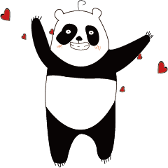 [LINEスタンプ] Panda [a]-[u]