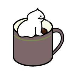 [LINEスタンプ] 生クリームのホイップヨ（インドネシア語）