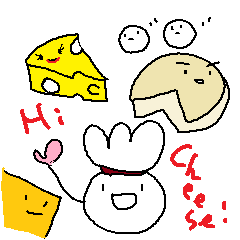 [LINEスタンプ] カチョカヴァロとチーズたち