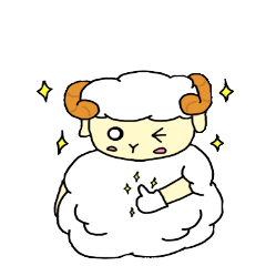 [LINEスタンプ] Sheep and black sheep