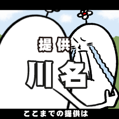 [LINEスタンプ] 川名さんの毎日お名前スタンプ