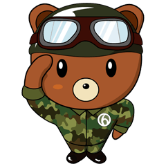 [LINEスタンプ] アーカムショップ アークマくん一等兵