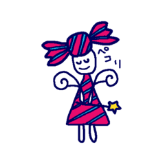 [LINEスタンプ] スイーツの妖精ちゃん