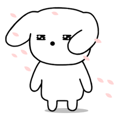 [LINEスタンプ] 感傷的な犬(Sentimental Dog)