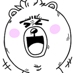 [LINEスタンプ] JustinBear-showtime