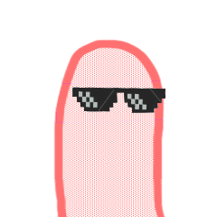 [LINEスタンプ] sausage lip man