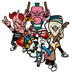 [LINEスタンプ] Mamool Label (Monster Label)