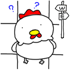 [LINEスタンプ] Blank Chicken