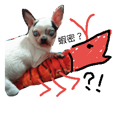 [LINEスタンプ] A little zombie dog