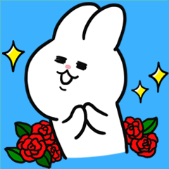 [LINEスタンプ] A charming little rabbit4