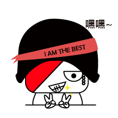 [LINEスタンプ] Hat Hat Man