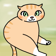 [LINEスタンプ] 猫の茶々丸