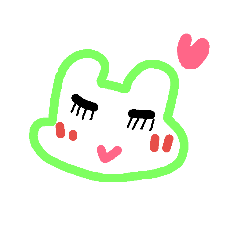 [LINEスタンプ] Frog love Frog