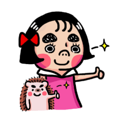 [LINEスタンプ] Piggy and Heggy