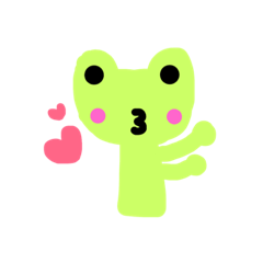 [LINEスタンプ] I-Bu Green Monster