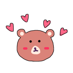 [LINEスタンプ] Lovely pink bear