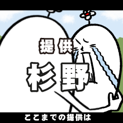 [LINEスタンプ] 杉野さんの毎日お名前スタンプ