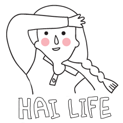 [LINEスタンプ] Hai Life！