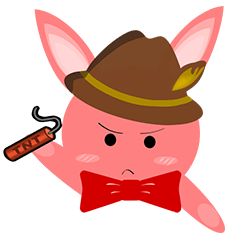 [LINEスタンプ] Raki x Rabbit