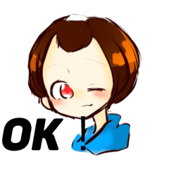 [LINEスタンプ] おでこちゃん！