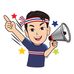 [LINEスタンプ] Thailand Cheer