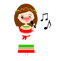 [LINEスタンプ] Lychee Girl ep.14 in Mexicoの画像（メイン）