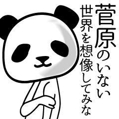 [LINEスタンプ] 菅原■面白パンダ名前スタンプ