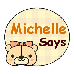[LINEスタンプ] Michelle Says