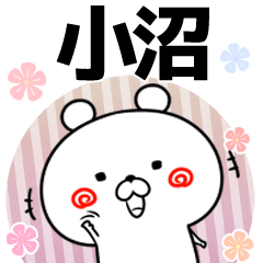 [LINEスタンプ] 小沼の元気な敬語入り名前スタンプ(40個入)