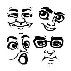 [LINEスタンプ] smile - Facial Expressions4