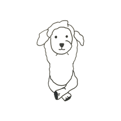 [LINEスタンプ] ジェンダーレス犬