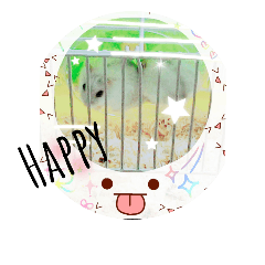 [LINEスタンプ] Amiable Hamster