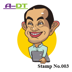 [LINEスタンプ] A-DT stamp No.003