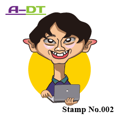 [LINEスタンプ] A-DT stamp No.002の画像（メイン）
