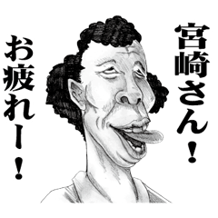 [LINEスタンプ] 【宮崎】に送る！変顔スタンプ