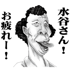 [LINEスタンプ] 【水谷】に送る！変顔スタンプ