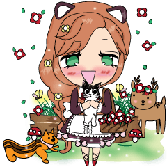 [LINEスタンプ] Rikajung