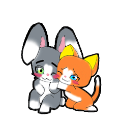 [LINEスタンプ] Mameaw＆Catoii