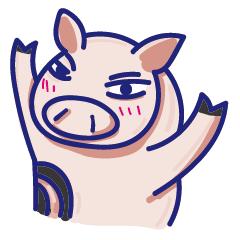 [LINEスタンプ] The Life Cycle of Pin-nng Pig