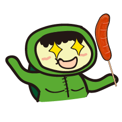 [LINEスタンプ] The teenager's graffiti diary 4 eating