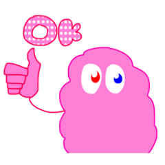 [LINEスタンプ] もこもこオッドアイの日常