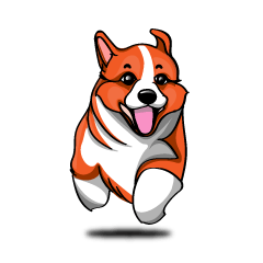 [LINEスタンプ] Sammie the corgi